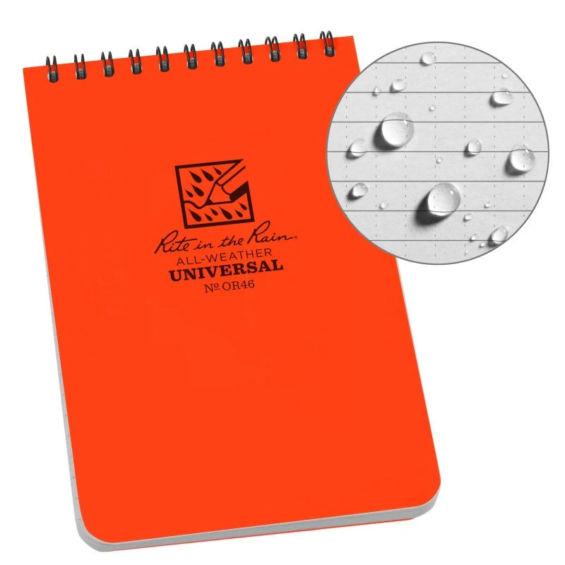 Rite In The Rain Top Spiral Notebook 4"x 6"
