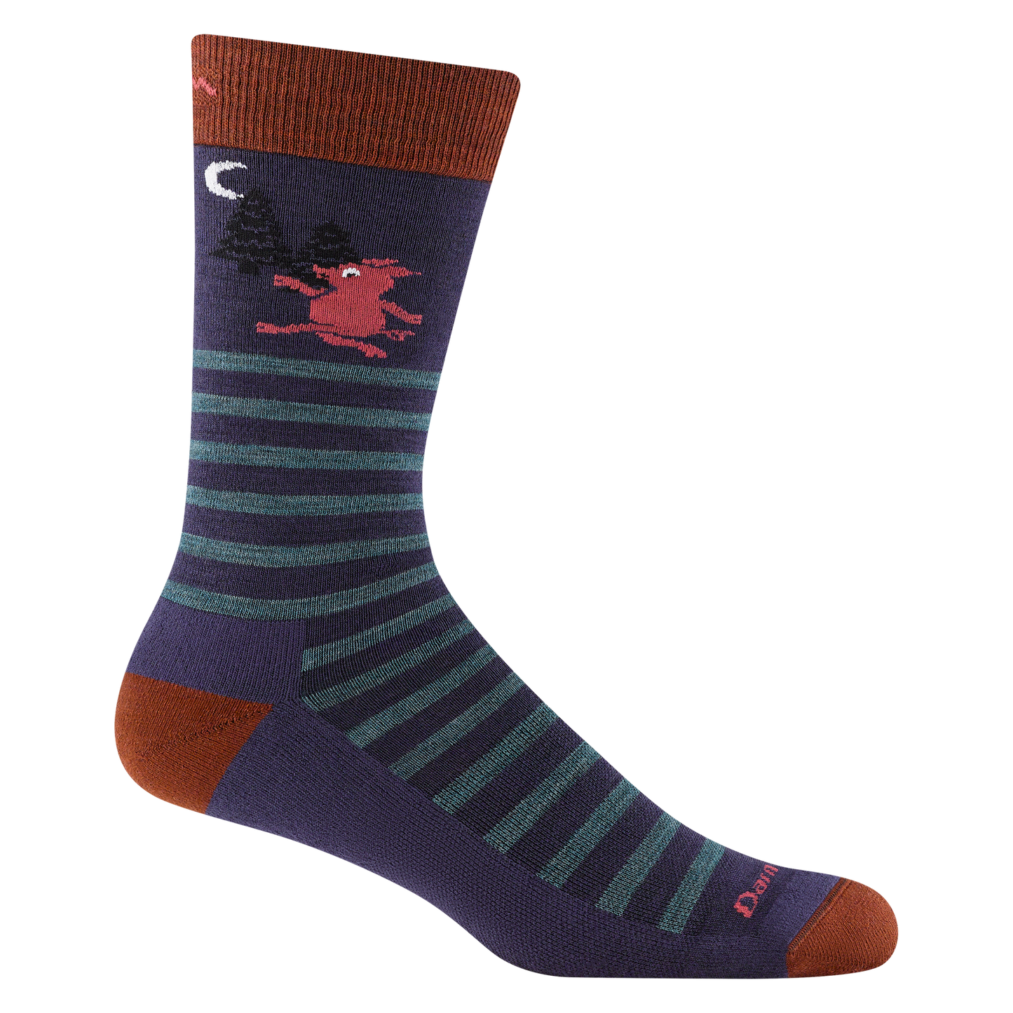 Darn Tough 6096 Wild Life Crew Lightweight Lifestyle Sock