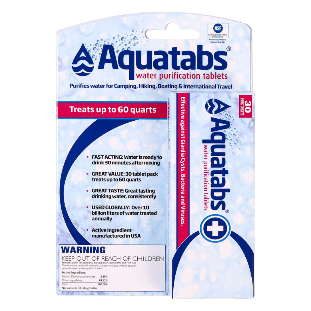 Aquatabs 49mg Water Purification Tablets
