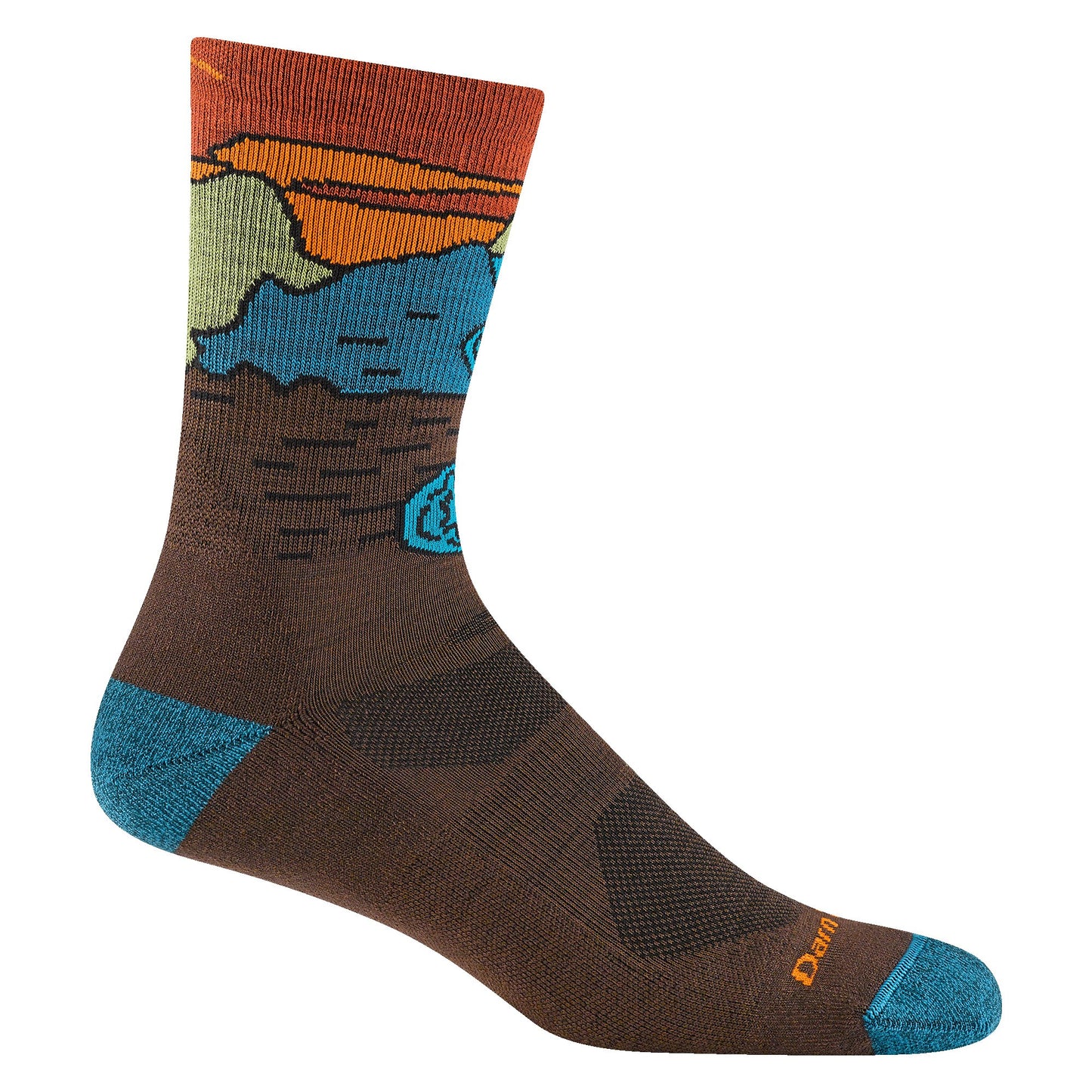 Darn Tough 5020 Men's Chasing Waterfalls Micro Crew Hiking Socks
