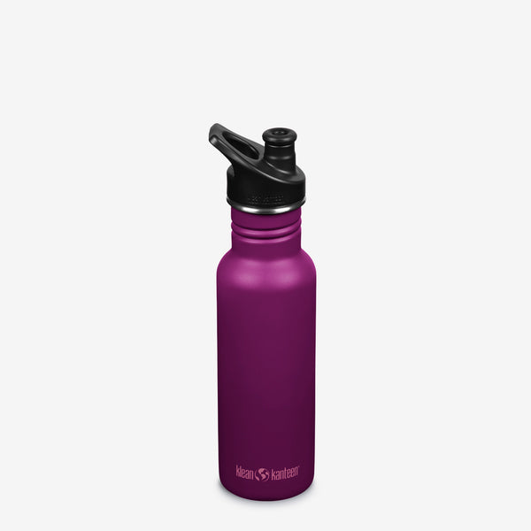Klean Kanteen 18 oz Classic Water Bottle with Sport Cap