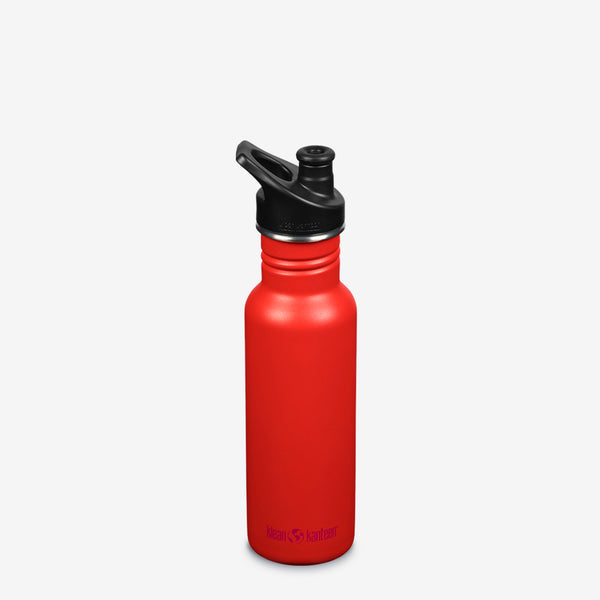 Klean Kanteen 18 oz Classic Water Bottle with Sport Cap