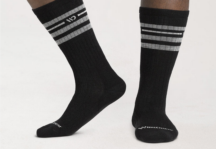 Wide Open 9002 Men’s Vintage Stripe Cushioned Crew Socks