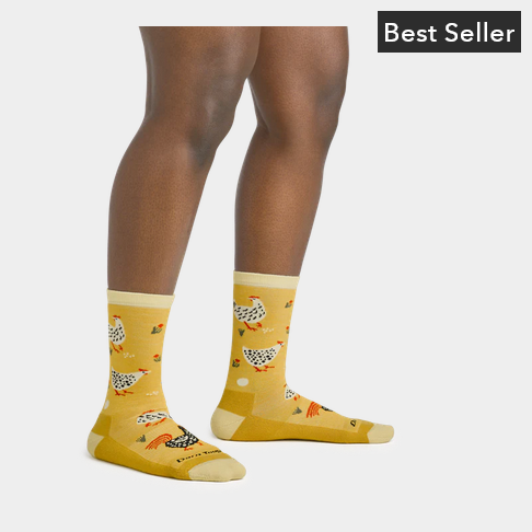 Darn Tough 6114 Women's Mother Clucker Crew Lightweight Lifestyle Sock