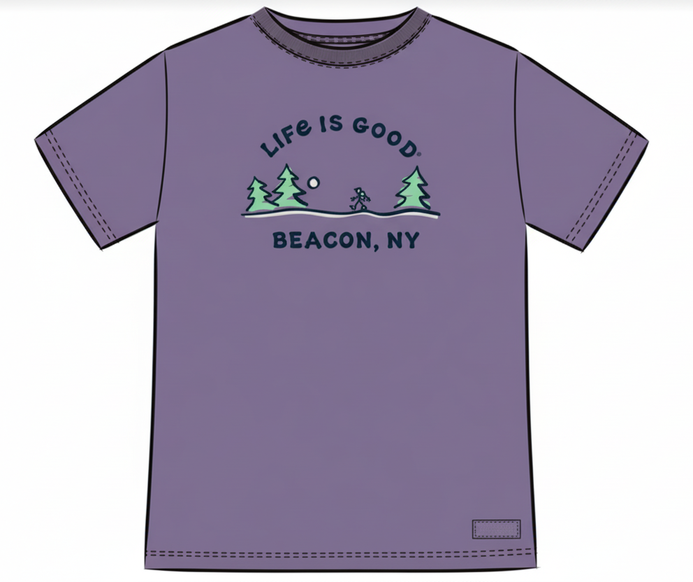 Life Is Good Custom Women's Beacon, NY Shirt