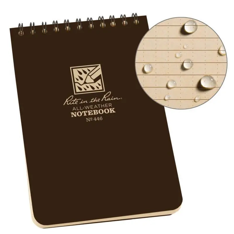 Rite In The Rain Top Spiral Notebook 4"x 6"