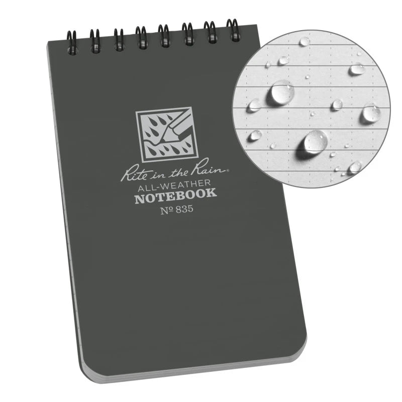 Rite In The Rain Top Sprial Notebook 3"x 5"