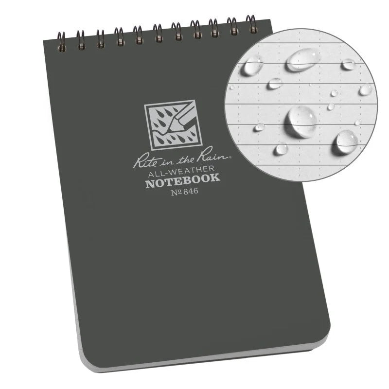 Rite In The Rain Top Spiral Notebook 4"x 6"