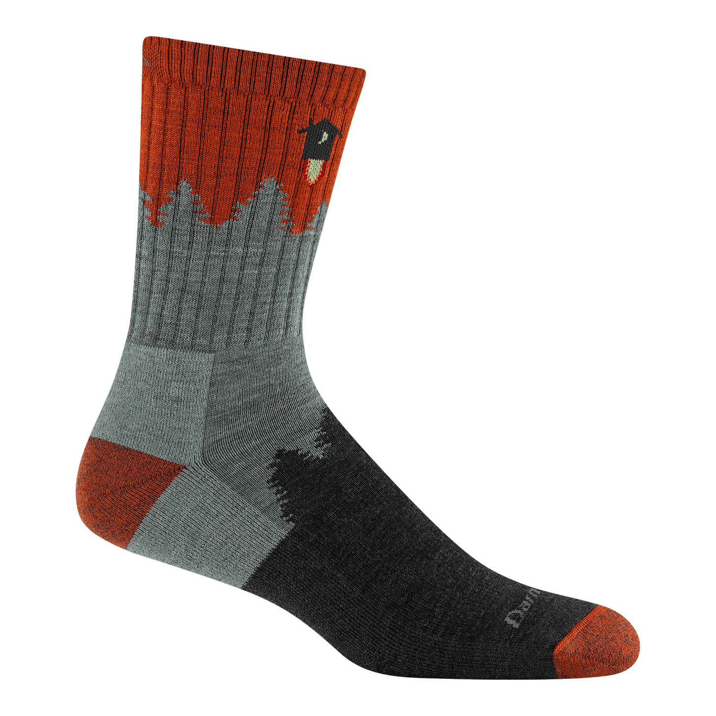 Darn Tough 1974 Men's Number 2 Micro Crew Midweight Hiking Socks