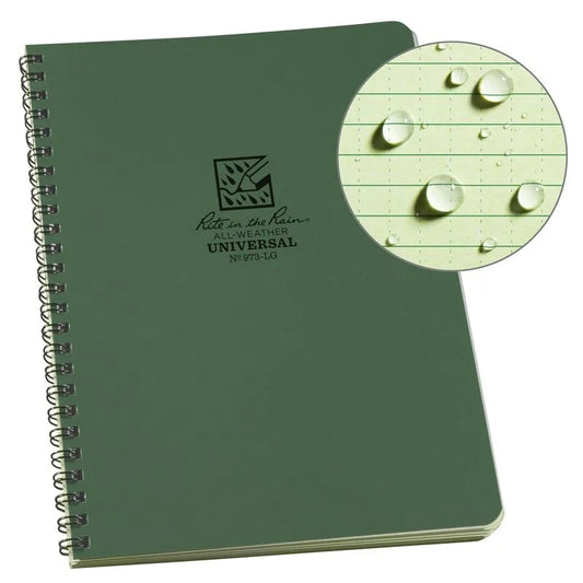 RIte In The Rain Side Spiral Notebook 6.625" x 8.5"