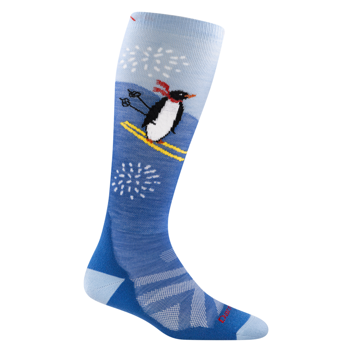 Darn Tough 3808 Kids Penguin Peak Over-the-Calf Midweight Ski & Snowboard Socks