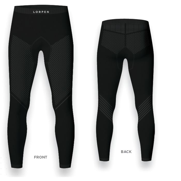 Lorpen Men's Munia Seamless Synthetic Baselayer Bottom