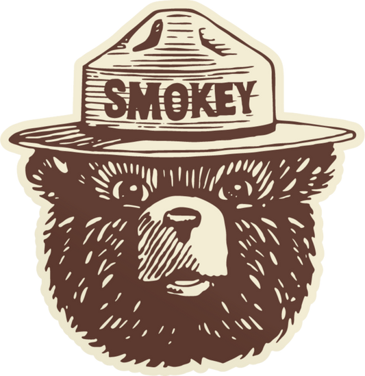 Smokey Logo Sticker