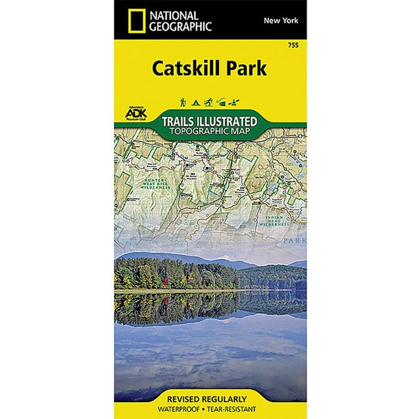 Nat Geo Catskill Park Map