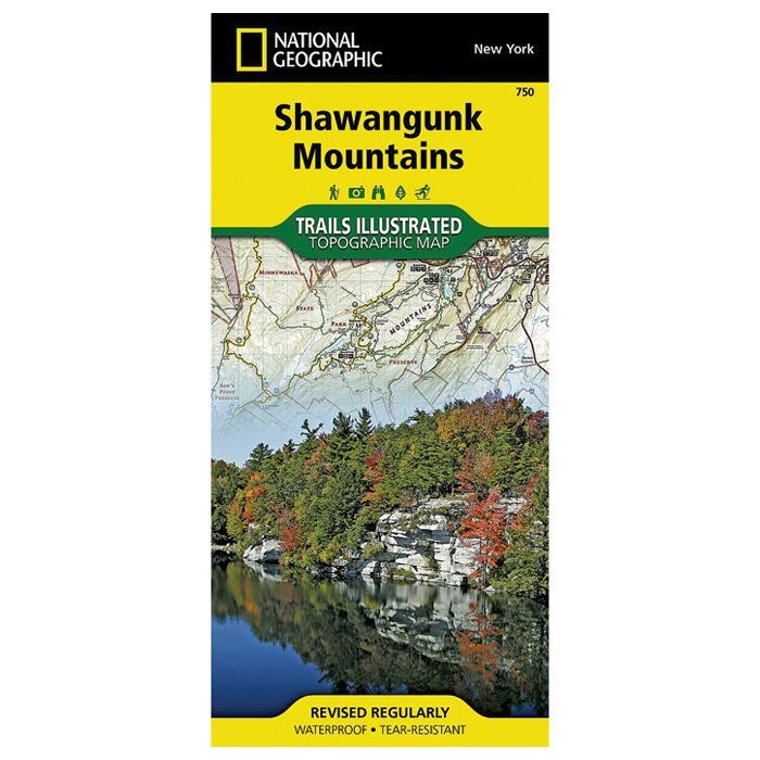 Nat Geo Shawangunk Map