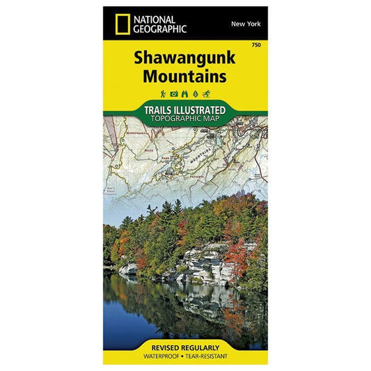 Nat Geo Shawangunk Map
