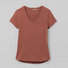 Prana Foundation SS V Neck Top