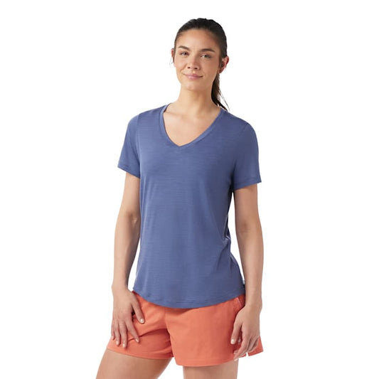 Smartwool Women's Active Ultralite V-Neck Short Sleeve