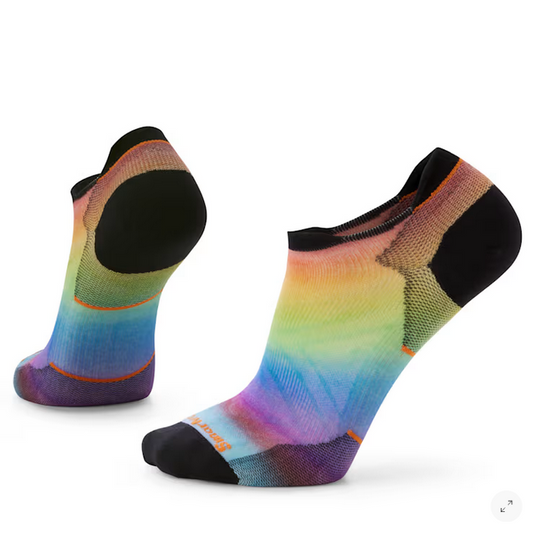 Smartwool Run Pride Rainbow Print Low Ankle Socks