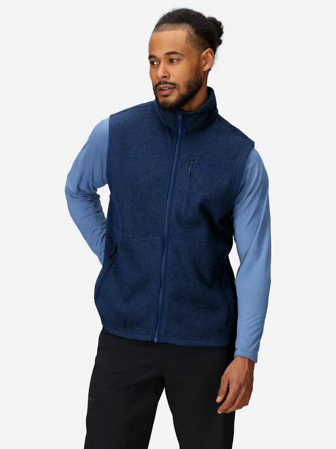 Marmot Men's Drop Line Fleece Vest
