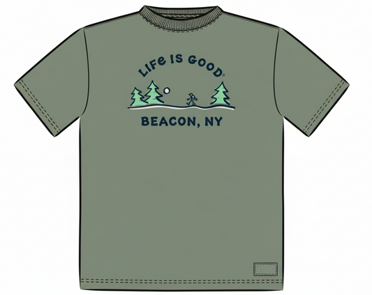 Life Is Good Custom Men's Beacon, NY Shirt