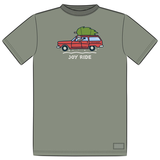 Life Is Good Men's Joy Ride Tree Short Sleeve Crusher