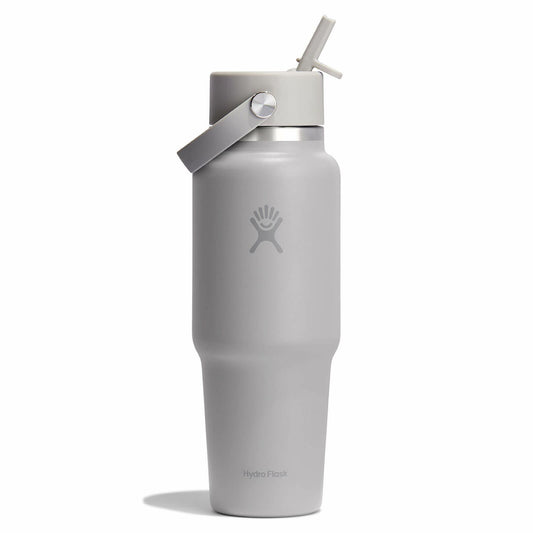 Hydroflask 32 oz Wide Mouth Travel Bottle with Flex Straw Cap