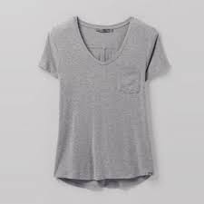 Prana Foundation SS V Neck Top